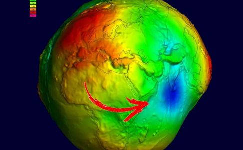 Situación del Geoide Bajo del Océano Índico (IOGL, por sus siglas en inglés)