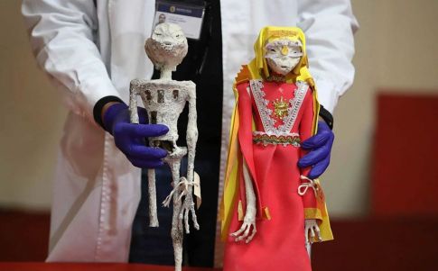 Han analizado las momias incauitadas en el aeropuerto de Lima
