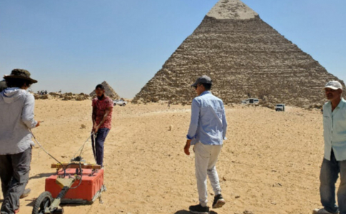 Trabajos de prospección georradar han descubierto una estructura subterránea en Giza