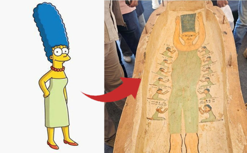 Marge Simpson vivió en el Antiguo Egipto
