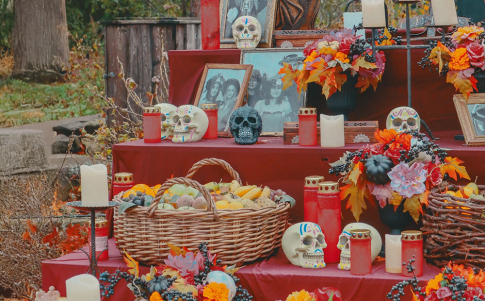 Altar día de muertos en México