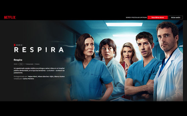 Web oficial de la serie Respira