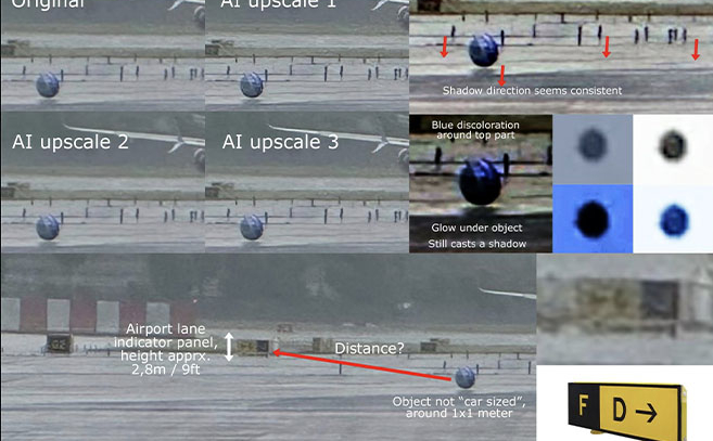 Se puede establecer que el orbe tenía alrededor de un metro de diámetro